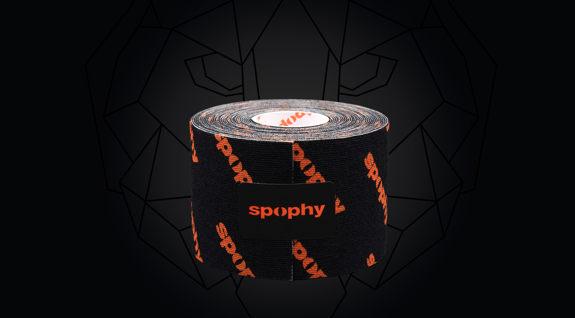 Spophy Kinesiology tape black